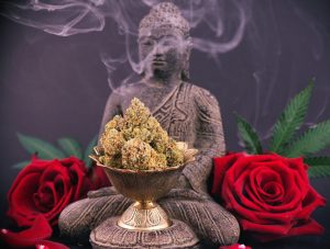 Meditación con marihuana