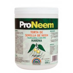 Harina de semillas de neem contra nemátodos